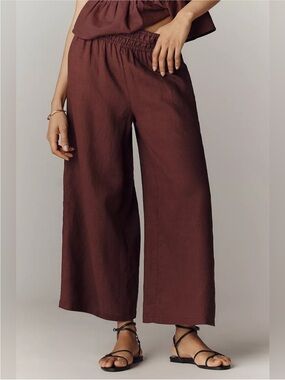 NWT Somerset 100% Linen
Pull-On Pants The Somerset Collection by
Anthropologie